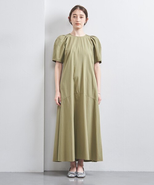 かみふりくUNITED ARROWS パフスリーブ ロングワンピース UNITED ARROWS（ユナイテッドアローズ）の「パフスリーブ ロング