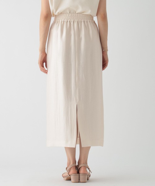 Elura（エルーラ）の「サテンナロースカート/122035（スカート・レディース・オフホワイト/ブラック/ブラウン系その他・FREE/FREE(S)）」の20枚目の写真