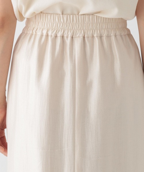 Elura（エルーラ）の「サテンナロースカート/122035（スカート・レディース・オフホワイト/ブラック/ブラウン系その他・FREE/FREE(S)）」の16枚目の写真