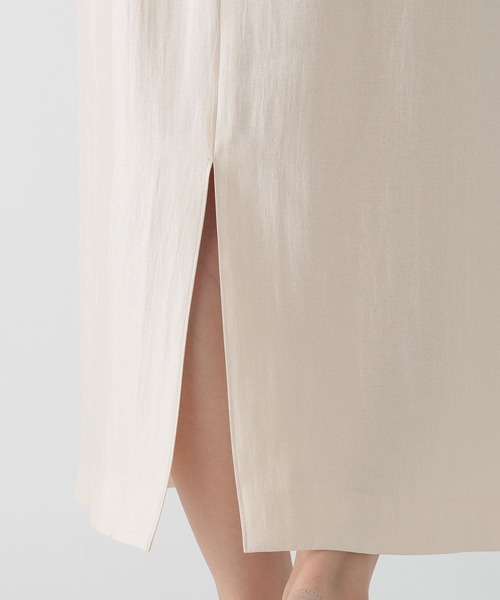 Elura（エルーラ）の「サテンナロースカート/122035（スカート・レディース・オフホワイト/ブラック/ブラウン系その他・FREE/FREE(S)）」の15枚目の写真