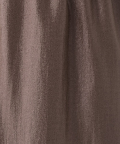 Elura（エルーラ）の「サテンナロースカート/122035（スカート・レディース・オフホワイト/ブラック/ブラウン系その他・FREE/FREE(S)）」の12枚目の写真