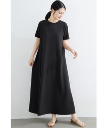 マキシワンピース ロングワンピース マキシ丈 ロング丈 ワンピース 半袖 夏 春 秋 長袖 袖あり エンボス カジュアル ゆったり レディース