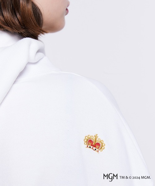 DOUBLE STANDARD CLOTHING(ダブルスタンダードクロージング)の「PINK PANTHER/ ボリュームスリーブフーディー(パーカー・レディース・ホワイト/ネイビー・FREE)」の13枚目の写真