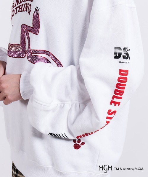 DOUBLE STANDARD CLOTHING(ダブルスタンダードクロージング)の「PINK PANTHER/ ボリュームスリーブフーディー(パーカー・レディース・ホワイト/ネイビー・FREE)」の16枚目の写真