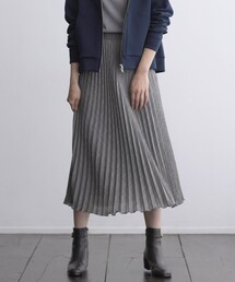 【洗える】テトロンレーヨンビエラ チェック プリーツ スカート