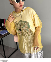 【WEB限定】ラメクルーシアートップス