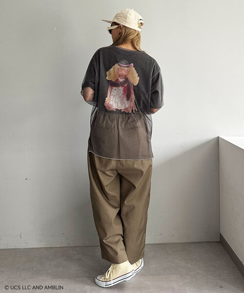 WEB限定】ラメクルーシアートップス（Tシャツ/カットソー