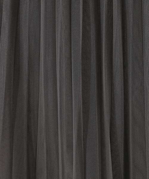 DRESKIP（ドレスキップ）の「◆【高レビュー】大人のほんのり甘めなチュールプリーツスカート（スカート・レディース・チャコールグレー/ライトブルー/ブラック・04/02/03）」の12枚目の写真