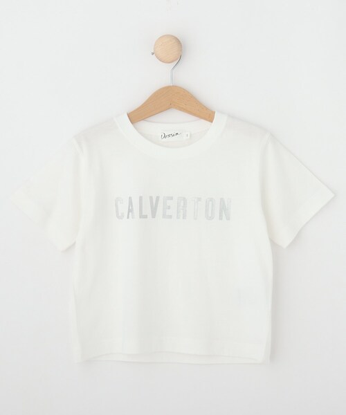 Dessin（デッサン）の「ロゴTシャツ（Tシャツ/カットソー・キッズ・ホワイト/ナチュラル/チャコールグレー・10/12/11/13/14）」の2枚目の写真