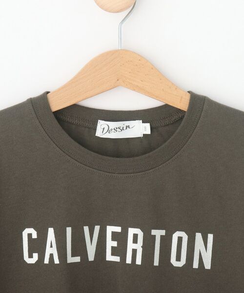 Dessin（デッサン）の「ロゴTシャツ（Tシャツ/カットソー・キッズ・ホワイト/ナチュラル/チャコールグレー・10/12/11/13/14）」の6枚目の写真