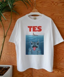 【WEB / FLAG SHOP限定】TES THIRSTY CRAZY BUHI BIG T-SHIRT /オーバーサイズ・ビッグシルエット・半袖T