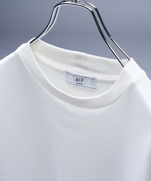 417 EDIFICE(フォーワンセブンエディフィス)の「”接触冷感&速乾&アンチピリング” utility EVERYDAY Tシャツ(Tシャツ/カットソー・メンズ・チャコールグレー/ブルー/ホワイト/ブラック・X-LARGE/LARGE/MEDIUM/SMALL)」の10枚目の写真