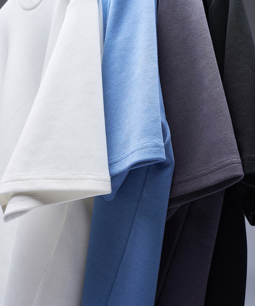 417 EDIFICE(フォーワンセブンエディフィス)の「”接触冷感&速乾&アンチピリング” utility EVERYDAY Tシャツ(Tシャツ/カットソー・メンズ・チャコールグレー/ブルー/ホワイト/ブラック・X-LARGE/LARGE/MEDIUM/SMALL)」の11枚目の写真