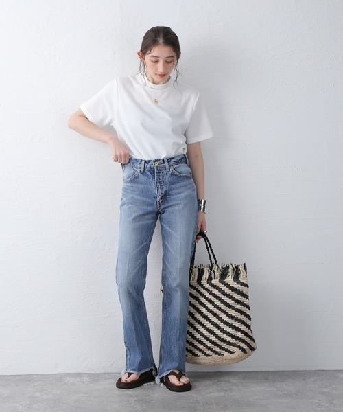 417 EDIFICE(フォーワンセブンエディフィス)の「”接触冷感&速乾&アンチピリング” utility EVERYDAY Tシャツ(Tシャツ/カットソー・メンズ・チャコールグレー/ブルー/ホワイト/ブラック・X-LARGE/LARGE/MEDIUM/SMALL)」の13枚目の写真