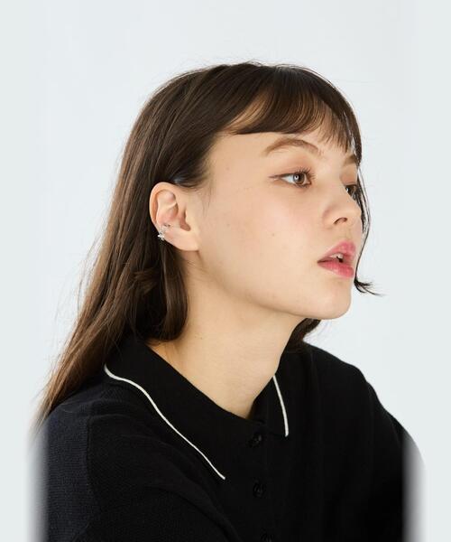 To b. by agnes b.（トゥービーバイアニエスベー）の「ハート イヤーカフ（イヤリング・レディース・シルバー系その他・FREE）」の11枚目の写真