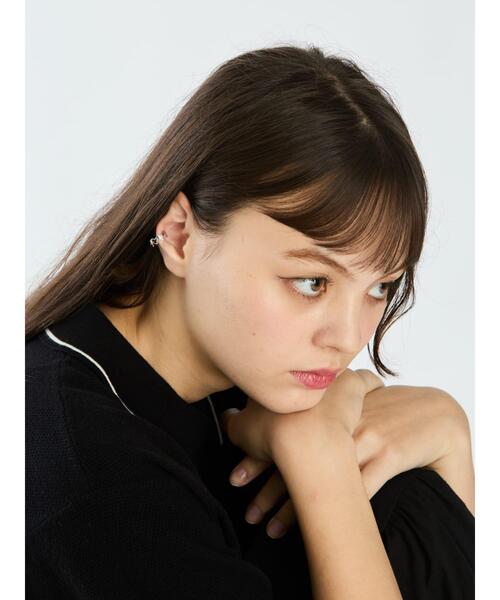 To b. by agnes b.（トゥービーバイアニエスベー）の「ハート イヤーカフ（イヤリング・レディース・シルバー系その他・FREE）」の5枚目の写真