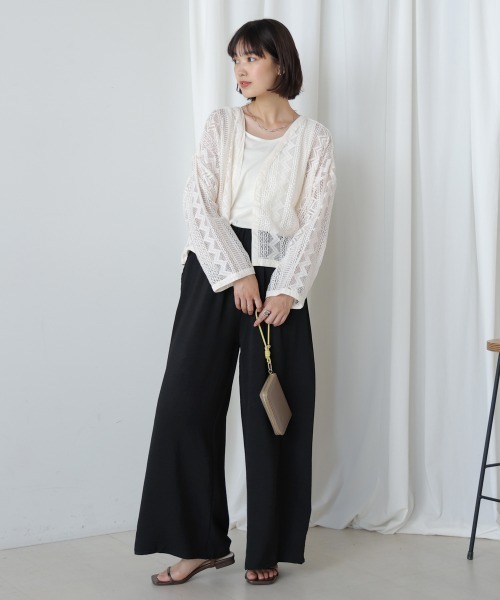 Bou Jeloud(ブージュルード)の「リラックスワイドパンツ(その他パンツ・レディース・モカ/キャメル/ブラック/カーキ/イエロー/ブラウン/ブルーグリーン・FREE)」の13枚目の写真