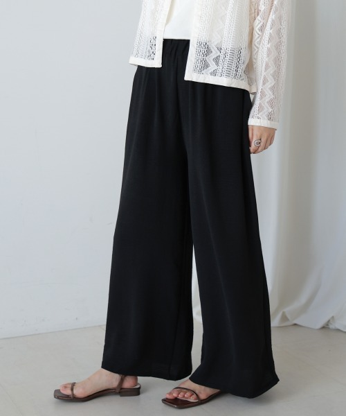 Bou Jeloud(ブージュルード)の「リラックスワイドパンツ(その他パンツ・レディース・モカ/キャメル/ブラック/カーキ/イエロー/ブラウン/ブルーグリーン・FREE)」の12枚目の写真