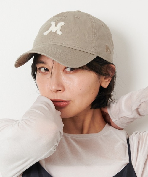 新品！！雅姫さん、AMERICANAコラボロゴキャップ ベージュ お散歩 キャップに、 ハーフスリーブT🧢 こぐちゃん地方初夏の