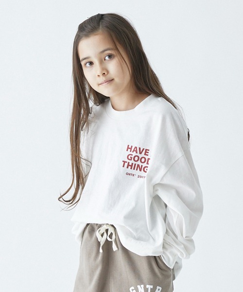 GENERATOR（ジェネレーター）の「GENERATOR/ジェネレーター GOODTHINGS L/S Tシャツ（Tシャツ/カットソー・キッズ・ホワイト/アッシュグレー/ブラック・M/L/XL）」の2枚目の写真