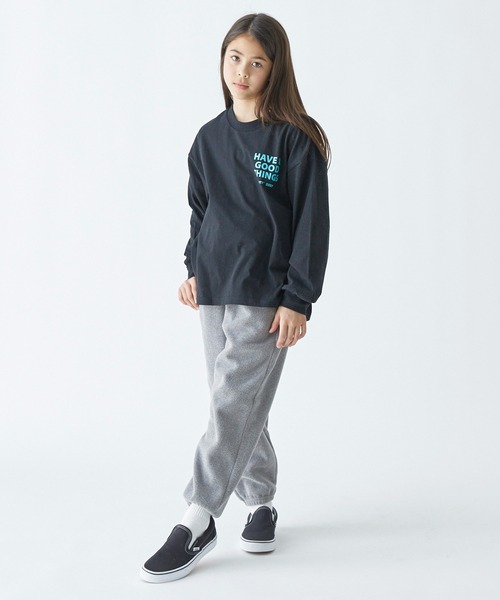 GENERATOR（ジェネレーター）の「GENERATOR/ジェネレーター GOODTHINGS L/S Tシャツ（Tシャツ/カットソー・キッズ・ホワイト/アッシュグレー/ブラック・M/L/XL）」の8枚目の写真