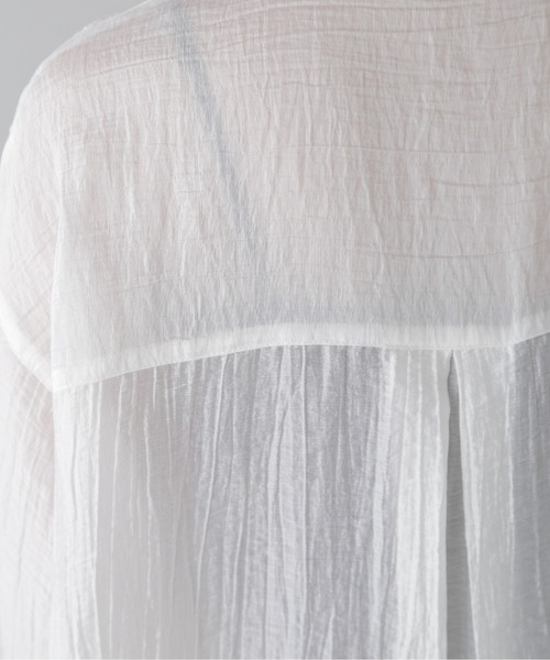 FREE'S MART（フリーズマート）の「ワッシャービッグシャツ（シャツ/ブラウス・レディース・ブルー/グレー/パープル/ホワイト・FREE）」の20枚目の写真