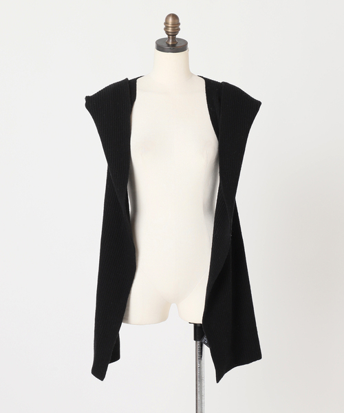 JOURNAL STANDARD（ジャーナルスタンダード）の「フーディマフラー（マフラー・レディース・ブラック/ベージュ・FREE）」の8枚目の写真