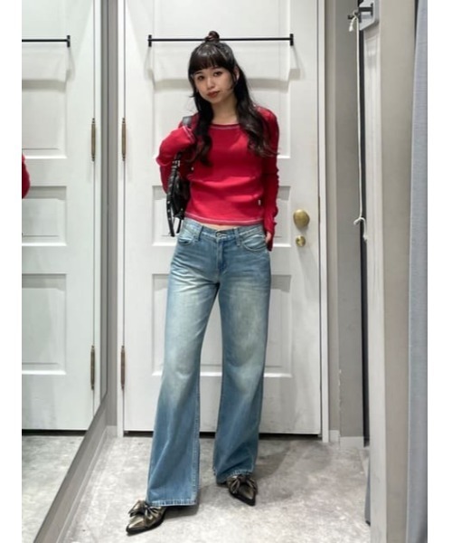 2サイズ展開】CUT RIB BASIC TOPS カット リブ ベーシック トップス（T