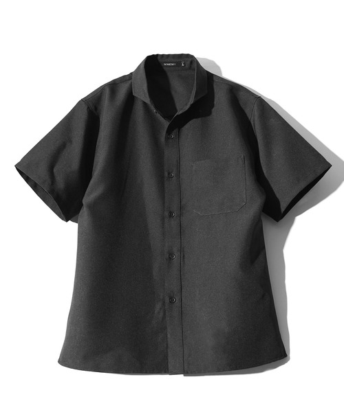 SOMEDIFF（サムディフ）の「【SOMEDIFF】 リネンライク半袖シャツ メンズ レギュラーカラーシャツ 夏服（シャツ/ブラウス・メンズ・オレンジ/ブラック/ブルー・M/L/XL）」の7枚目の写真