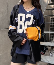 etsinta | 【etsinta/エシンタ】リメイク切替ゲームシャツ(Tシャツ/カットソー)