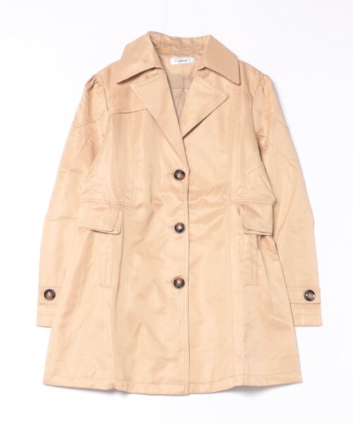 BLANC FICELLE(ブランフィセル)の「シンプル トレンチコート(トレンチコート・レディース・Off White/ベージュ/ブラック/ピンク・M/L/XL/XX-LARGE)」の18枚目の写真