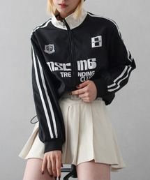 ラインロゴナイロンZIPブルゾン