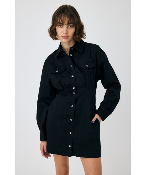 MOUSSY(マウジー)の「WAIST TUCK MINI ドレス(ワンピース・レディース・アイボリー/ブラック/グレー系その他・1/2)」の22枚目の写真