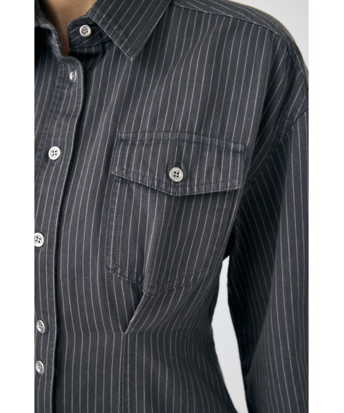 MOUSSY(マウジー)の「WAIST TUCK MINI ドレス(ワンピース・レディース・アイボリー/ブラック/グレー系その他・1/2)」の12枚目の写真