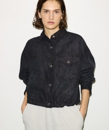 THROW WRINKLE DENIM SH-BE リンクル デニム シャツ ビーイー