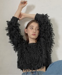 【MINERTE】loop twist knit / ループツイストプルオーバー