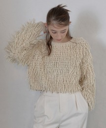 【MINERTE】loop twist knit / ループツイストプルオーバー