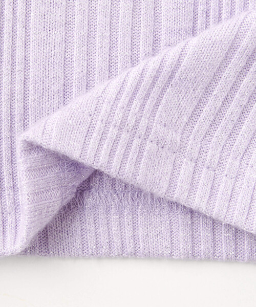 SLAP SLIP（スラップスリップ）の「キラキラ袖リボンパッチ刺しゅうカーディガン(90~140cm)（カーディガン/ボレロ・キッズ・オフホワイト/グレー/パープル・90cm/110cm/100cm/120cm/140cm/130cm）」の22枚目の写真