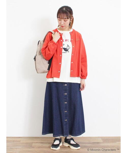 Samansa Mos2（サマンサ モスモス）の「【Moomin×Samansa Mos2】インナー総柄リュック（ハンドバッグ・レディース・ブラック/マスタード/ベージュ・F）」の8枚目の写真