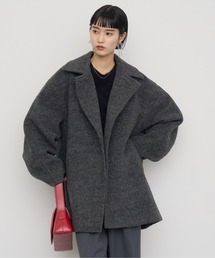 NOGLE | 【NOGLE/ノグル】ウールモヘアシャギーミドルオーバーコート(その他アウター)