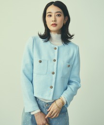 【GIVENCHY】ツイード クロップドジャケット 4Gディテール 87541727b_5_d_215.jpg