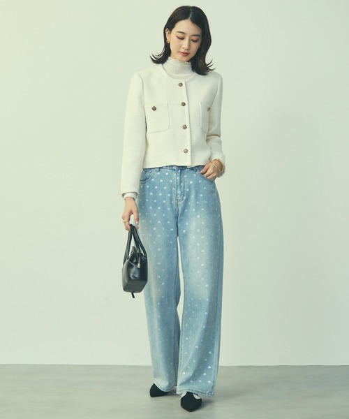 TITTY&CO.（ティティーアンドコー）の「ツイードクロップドジャケット