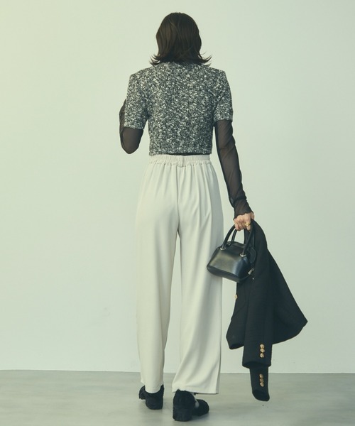 TITTY&CO.（ティティーアンドコー）の「ツイードクロップドジャケット