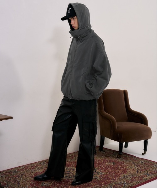 BLAYMORE】 Washed Sweat Mask Parka / マスクパーカー 取り外し