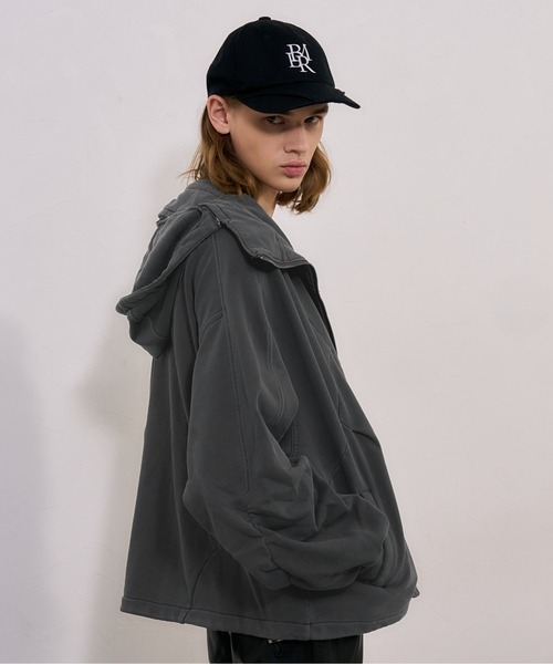 BLAYMORE】 Washed Sweat Mask Parka / マスクパーカー 取り外し