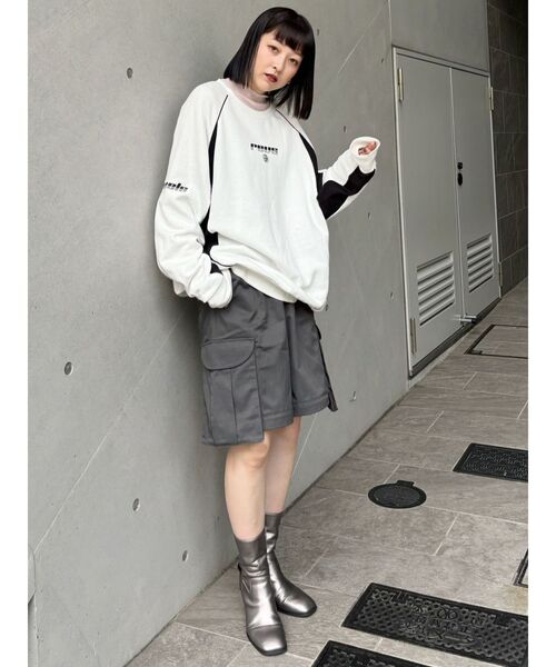 MURUA（ムルーア）の「2WAYリボンベルトカーゴパンツ（カーゴパンツ・レディース・ブラック/カーキ/グレー・1/2）」の14枚目の写真