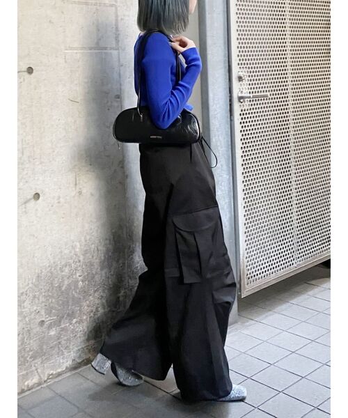 MURUA（ムルーア）の「2WAYリボンベルトカーゴパンツ（カーゴパンツ・レディース・ブラック/カーキ/グレー・1/2）」の16枚目の写真