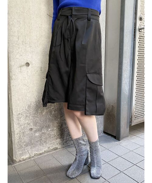 MURUA（ムルーア）の「2WAYリボンベルトカーゴパンツ（カーゴパンツ・レディース・ブラック/カーキ/グレー・1/2）」の18枚目の写真