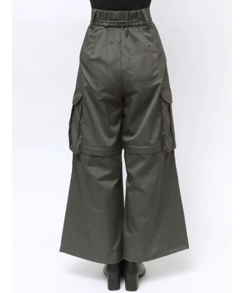 MURUA（ムルーア）の「2WAYリボンベルトカーゴパンツ（カーゴパンツ・レディース・ブラック/カーキ/グレー・1/2）」の21枚目の写真