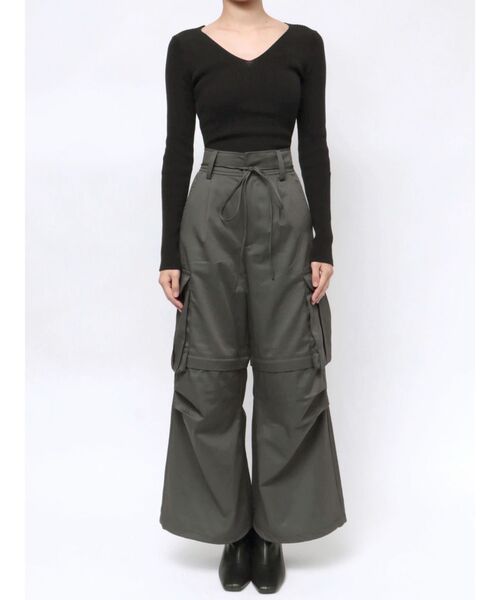 【美品】 2WAYベルトカーゴパンツ サイハイZIP 2WAYベルトカーゴパンツ | VOLCAN&APHRODITE